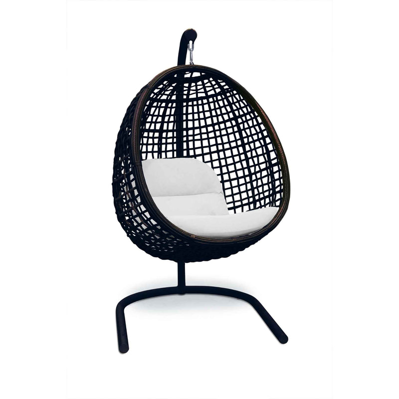 Dynasty Hanging Chair with Frame and Sunbrella Cushion