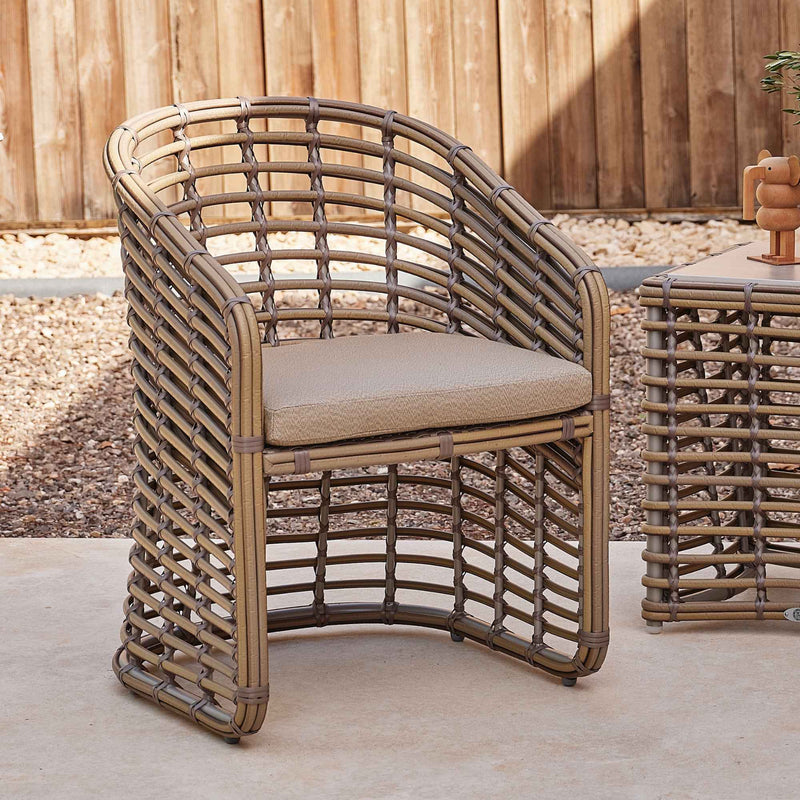 Ruby Dining Armchair with Sunbrella Cushion