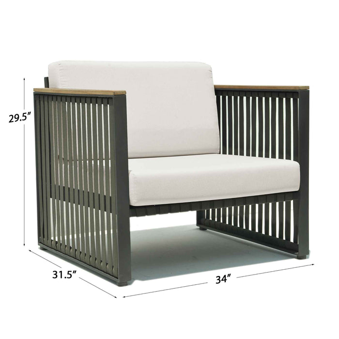 Horizon 5-Piece Seating Set with Sunbrella Cushions