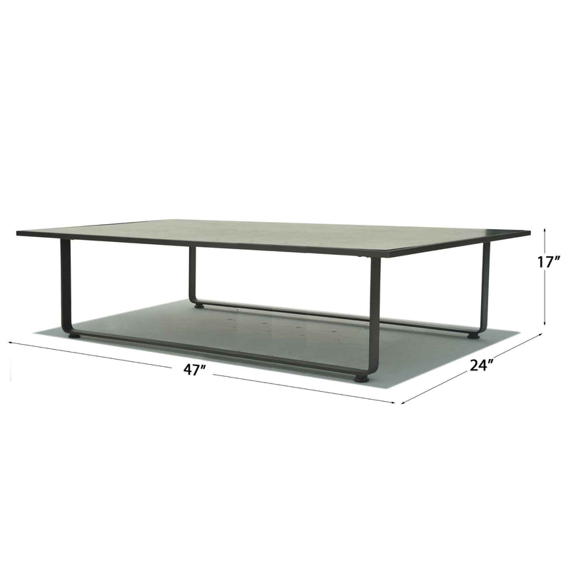 Horizon Coffee Table with Glass