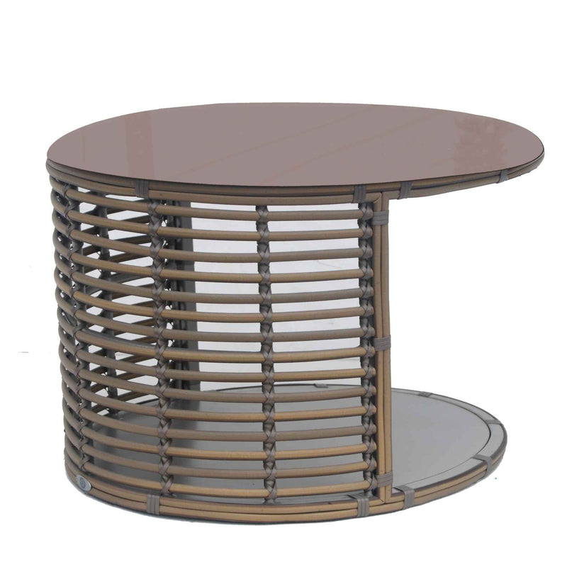 Ruby Auxiliary Table with Glass