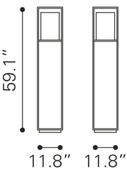 Yves Floor Lamp Gold & Black