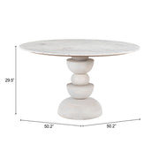 Astri Dining Table Whitewashed