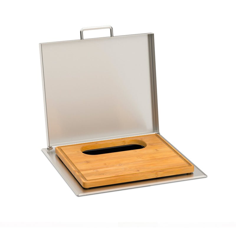 Fire Magic Cut and Clean Combo - Trash Chute with Cutting Board