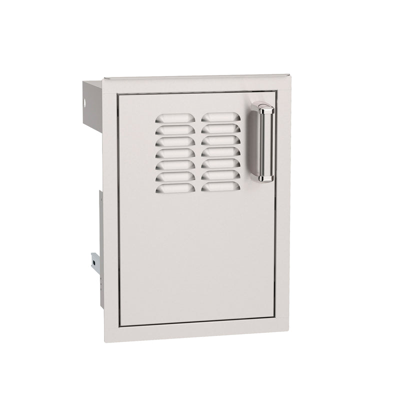 Fire Magic Flush Single Door Tank Drawer and Louvers 21” x 14-1/2” x 20-1/2”, Vertical