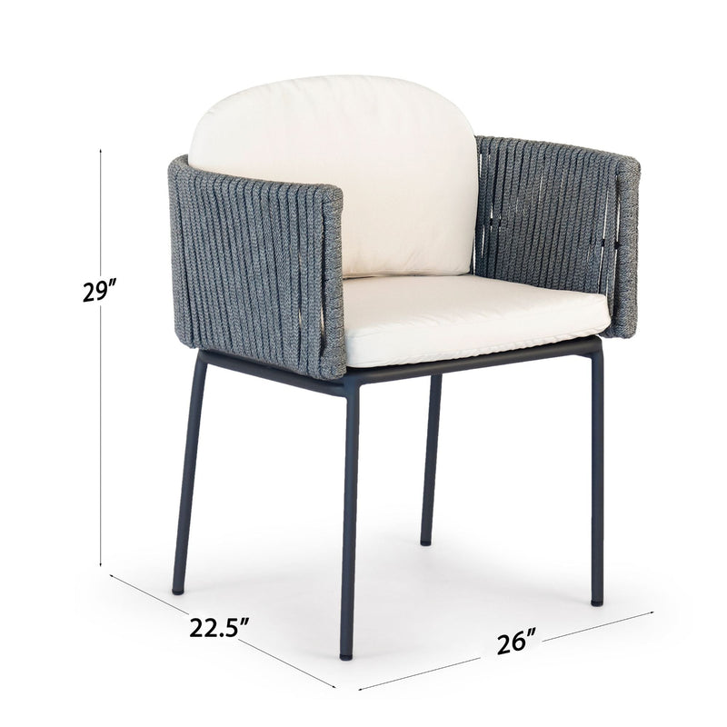 Boston Dining Armchair with Sunbrella Cushion