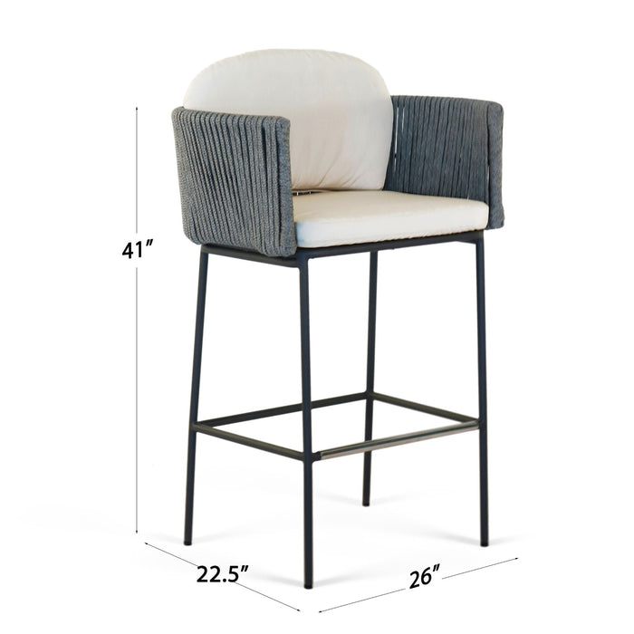 Boston 5-Piece Pub Set with Sunbrella Cushions