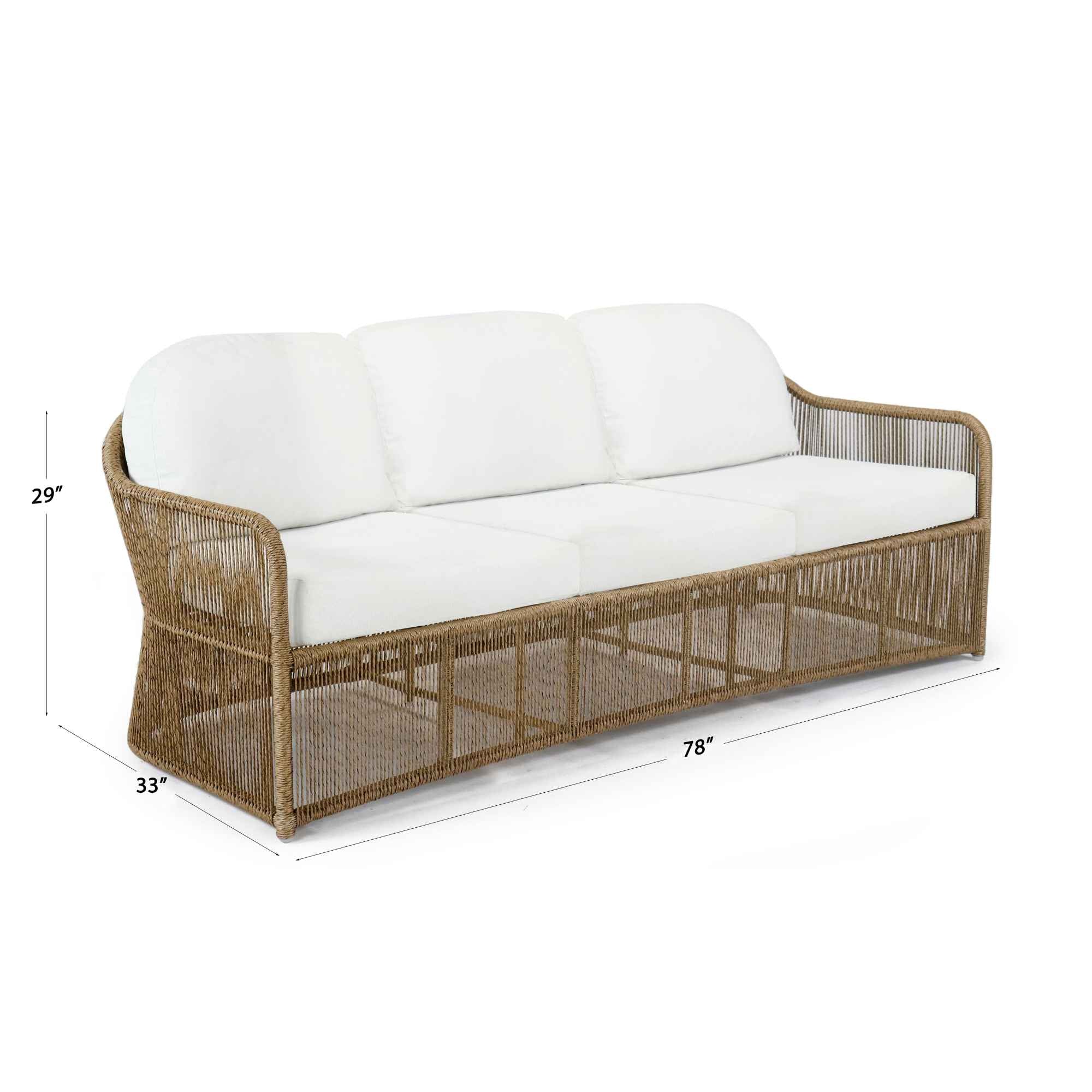Calixto Sofa with Sunbrella Cushion