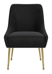 Maxine Dining Chair Black & Gold