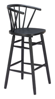 Stenger Barstool (Set of 2) Black
