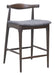 Tuzka Counter Stool (Set of 2) Gray & Espresso