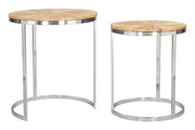 Bari Nesting Table Set (2-Piece) Natural