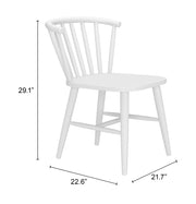 Shio Dining Chair White