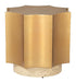 Osam Side Table Gold & Beige