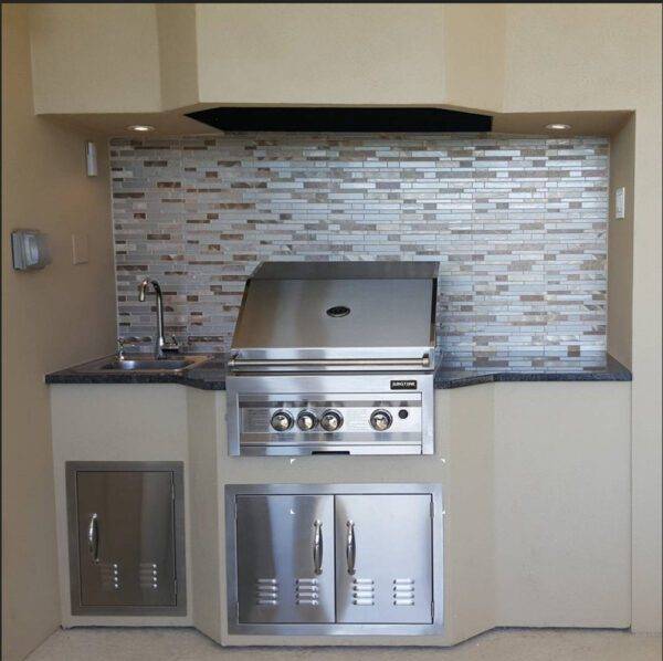 Vented Double Door Flush Mount