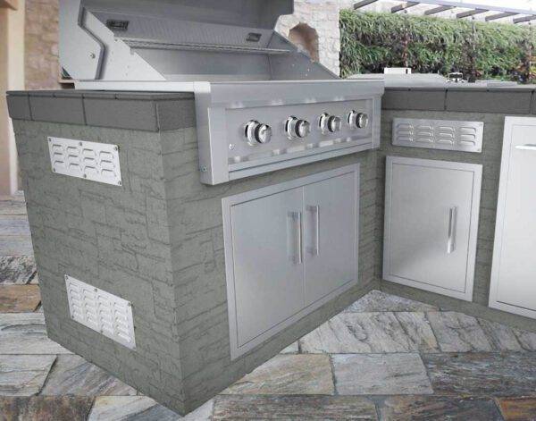 15"x 4-1/2"Stainless Steel Venting Panel