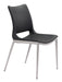 Ace Dining Chair (Set of 2) Black & Silver