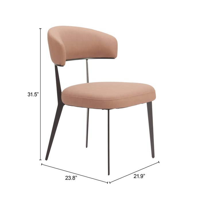 Loom Dining Chair (Set of 2) Tan