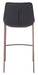 Magnus Barstool (Set of 2) Black & Walnut