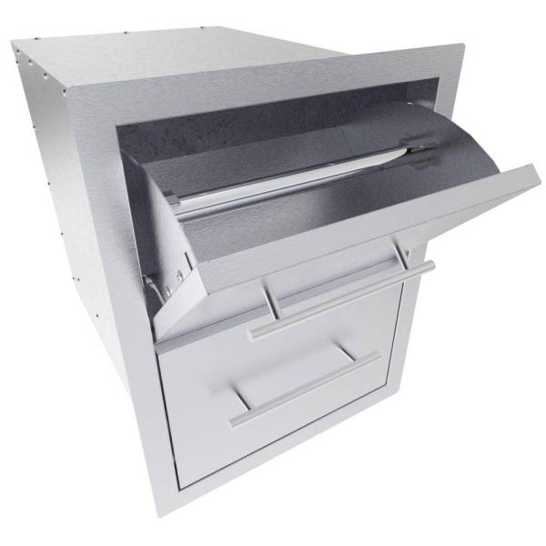 Texan Series 16 Inch Paper Towel Holder Drawer Combo
