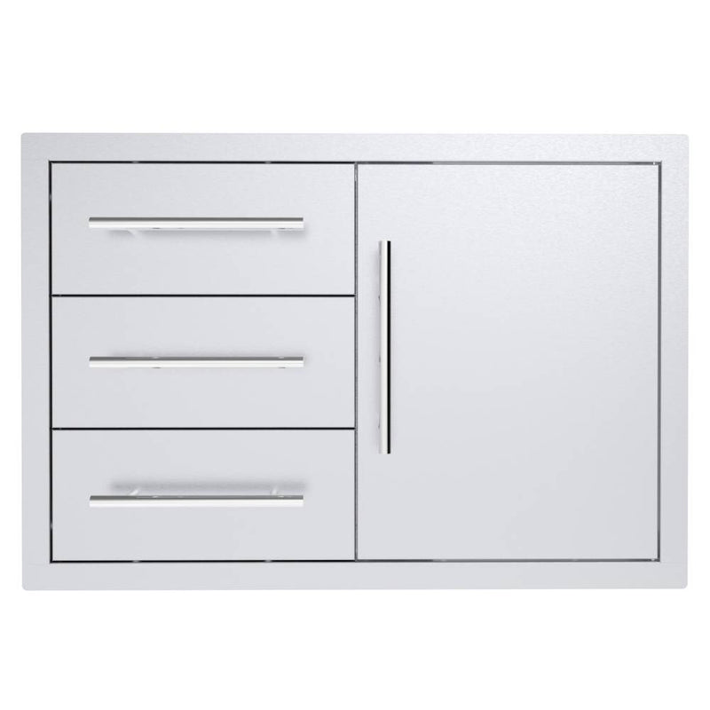 Texan Series 30 Inch Triple Drawer Door Combo