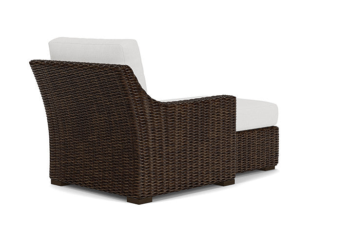 Mesa Right Arm Chaise in Pecan Finish