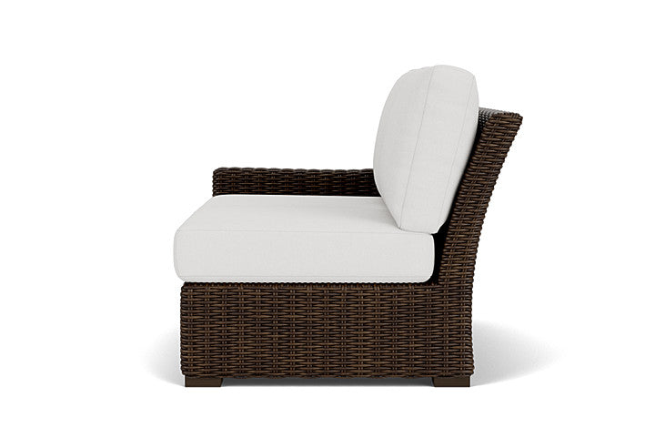 Mesa Right Arm Loveseat in Pecan Finish