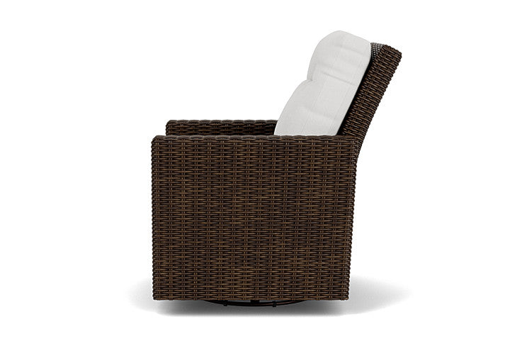 Mesa Swivel Glider Recliner in Pecan Finish