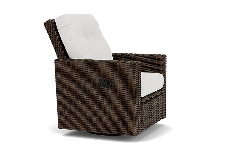 Mesa Swivel Glider Recliner in Pecan Finish