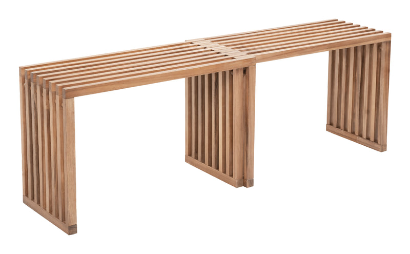 Riviera Extendable Bench (Set of 2) Natural