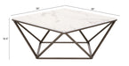 Tintern Coffee Table White & Antique Bronze