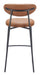 Rorun Barstool (Set of 2) Brown