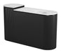 Ormara Console Table Set (2-Piece) White & Black