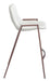 Desi Counter Stool (Set of 2) White & Walnut
