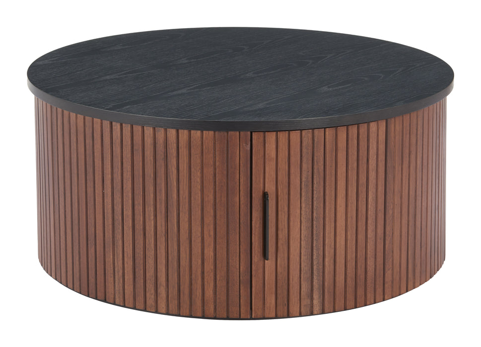 Nejaus Coffee Table Black & Walnut