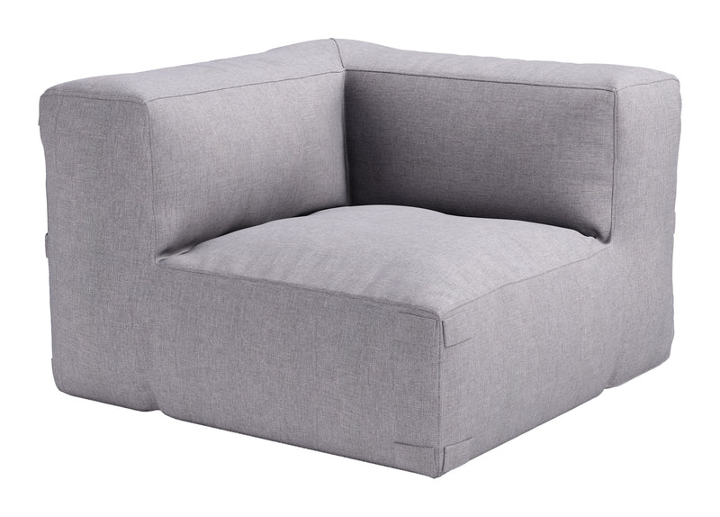 Luanda Corner Chair Gray