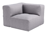 Luanda Corner Chair Gray