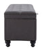 Halifax Storage Bench Gravel Gray