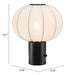 Wisteria Table Lamp White