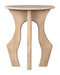 Eda Side Table White & Natural