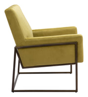 New York Accent Chair Olive Green