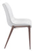 Magnus Dining Chair (Set of 2) White & Walnut