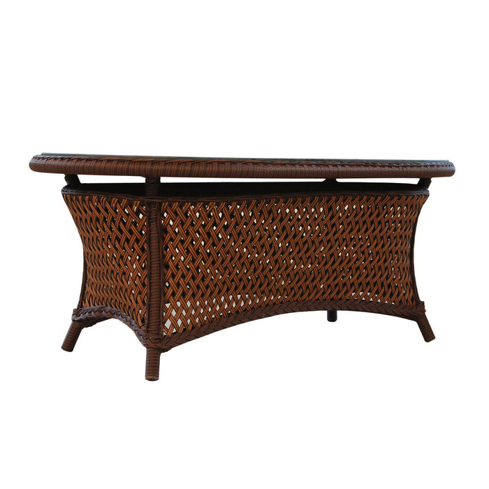 Grand Traverse 43" Oval Cocktail Table in Caramel Finish