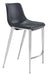 Magnus Counter Stool (Set of 2) Black & Silver