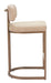 Velar Counter Stool (Set of 2) Beige