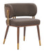 Brew Dining Chair Brown & Walnut