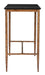 Nida Bar Table Black & Bronze