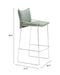 Pola Barstool Green