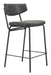 Charon Counter Stool (Set of 2) Vintage Black