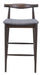 Tuzka Barstool (Set of 2) Gray & Espresso